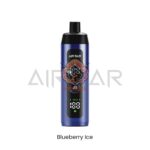 airbar e shisha 15000 puffs 3mg nicotine dtl vape blueberry ice