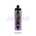 airbar e shisha 15000 puffs 3mg nicotine dtl vape grape mint
