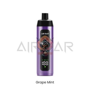 airbar e shisha 15000 puffs 3mg nicotine dtl vape grape mint