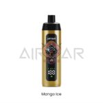 airbar e shisha 15000 puffs 3mg nicotine dtl vape mango ice