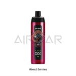 airbar e shisha 15000 puffs 3mg nicotine dtl vape mixed berries