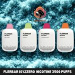 flerbar zero nicotine 3500 puffs vape