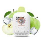 flerbar zero nicotine 3500 puffs vape apple ice