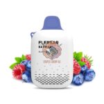 flerbar zero nicotine 3500 puffs vape blue razz