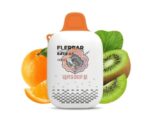 flerbar zero nicotine 3500 puffs vape orange kiwi