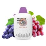 flerbar zero nicotine 3500 puffs vape purple grape
