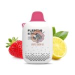 flerbar zero nicotine 3500 puffs vape strawberry lemonade