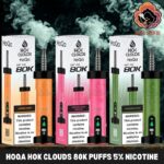 HoQa Hok clouds 80k puffs 5% nicotine
