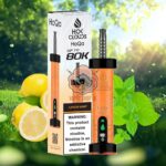 hoqa hok clouds 80k puffs 5 nicotine shisha based vape lemon mint