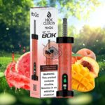 hoqa hok clouds 80k puffs 5 nicotine shisha based vape mango peach watermelon