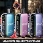 misjoy beta 50000 puffs disposable vape 50mg in the uae