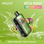 misjoy beta 50000 puffs disposable vape 50mg in the uae kiwi passion fruit guava