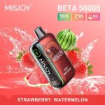 misjoy beta 50000 puffs disposable vape 50mg in the uae strawberry watermelon