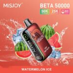 misjoy beta 50000 puffs disposable vape 50mg in the uae watermelon ice