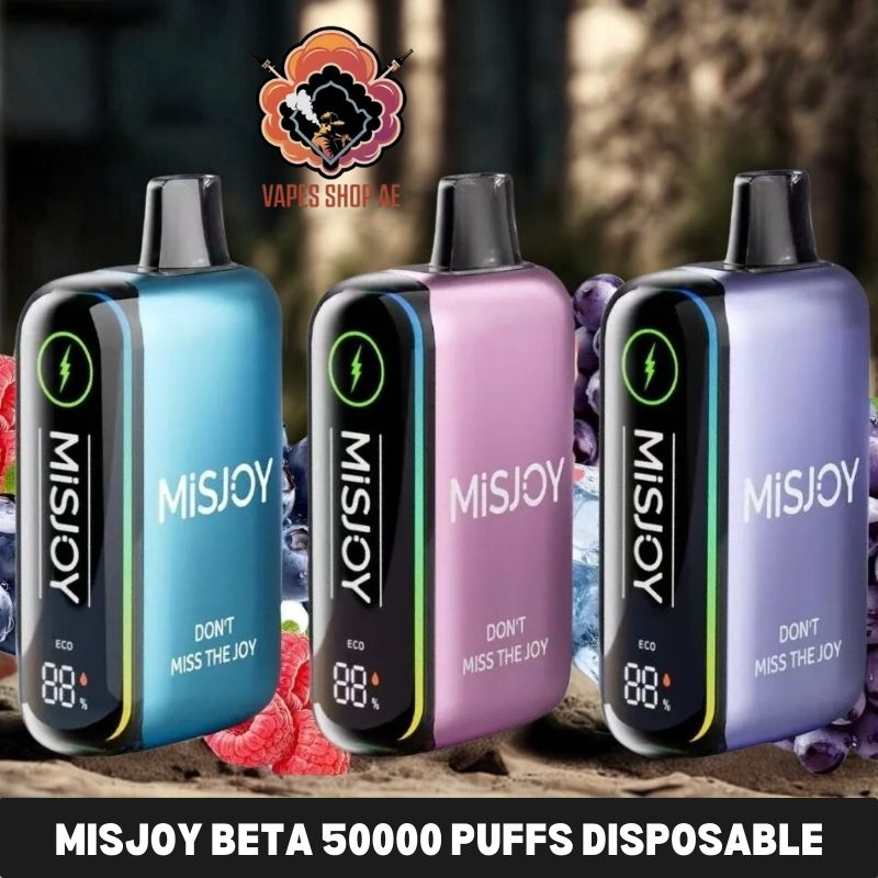 misjoy beta 50000 puffs disposable vape 50mg in the uae