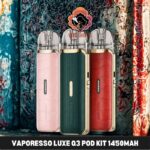vaporesso luxe q3 pod kit 1450mah battery 20w in the uae