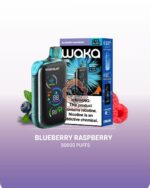 waka blast 50000 puffs disposable vape 50mg in the uae blueberry raspberry