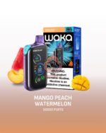 waka blast 50000 puffs disposable vape 50mg in the uae mango peach watermelon