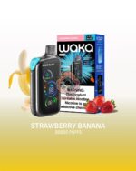 waka blast 50000 puffs disposable vape 50mg in the uae strawberry banana