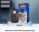 waka nova 12000 puffs 18mg disposable vape cherry