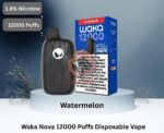 waka nova 12000 puffs 18mg disposable vape watermelon