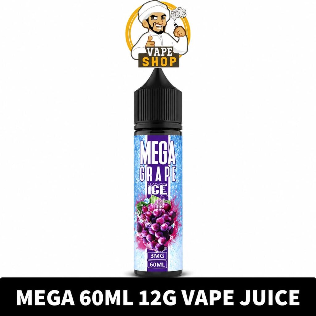 MEGA Vape Juice 60ml E Liquid 12mg E Juice in Dubai