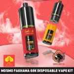 Mosmo Fakhama 60k Disposable Vape Kit and prefilled pod in Dubai UAE