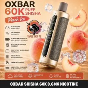 Oxbar shisha 60k 0.6mg nicotine