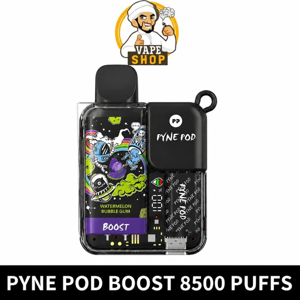 Pyne Pod Boost 8500 Puffs 5% Nicotine Rechargeable Vape in Dubai