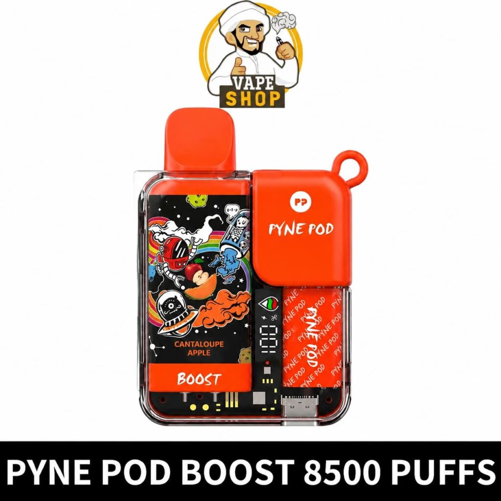 Pyne Pod Boost 8500 Puffs 5% Nicotine Rechargeable Vape in Dubai