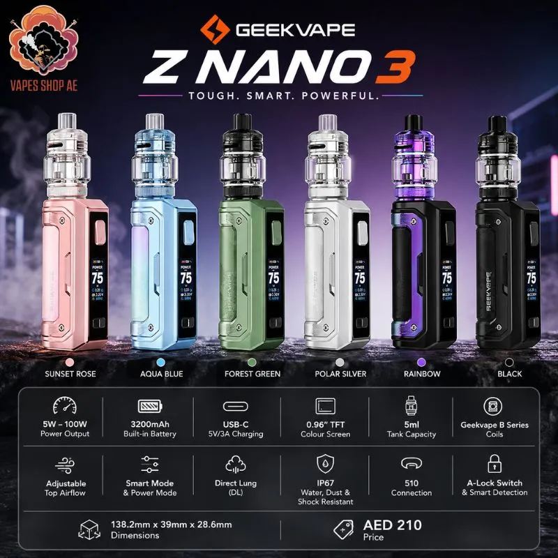 Geekvape Aegis Mini 5 Kit 3200mAh 100W In UAE Geekvape-Aegis-Mini-5-Kit-3200mAh-100W-In-UAE