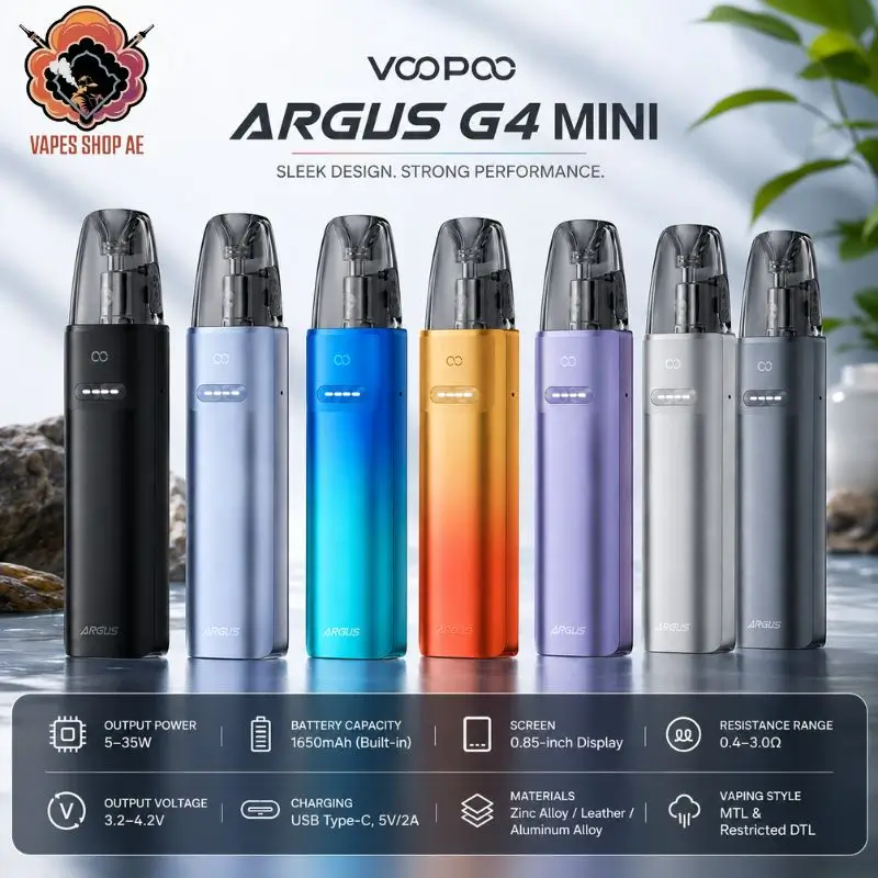 VOOPOO Argus G4 Pod Kit 1650mAh 35W VOOPOO-Argus-G4-Pod-Kit-1650mAh-35W