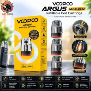 VOOPOO-Argus-Multi-Ohm-Cartridge-3.5ml-–-Switchable-Resistance-Pod-in-UAE
