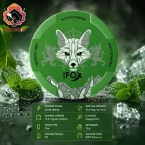 White-Fox-Peppered-Mint-Nicotine-Pouches