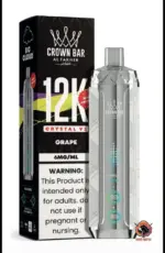 al-fakher-crown-bar-12k-crystal-v2-disposable-vape-12000-puffs-in-uae-grape.