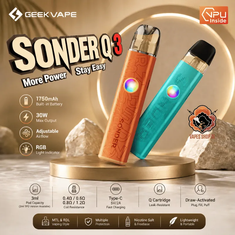 GeeKvape Sonder Q3 Kit 1750mAh 30W in Dubai UAE