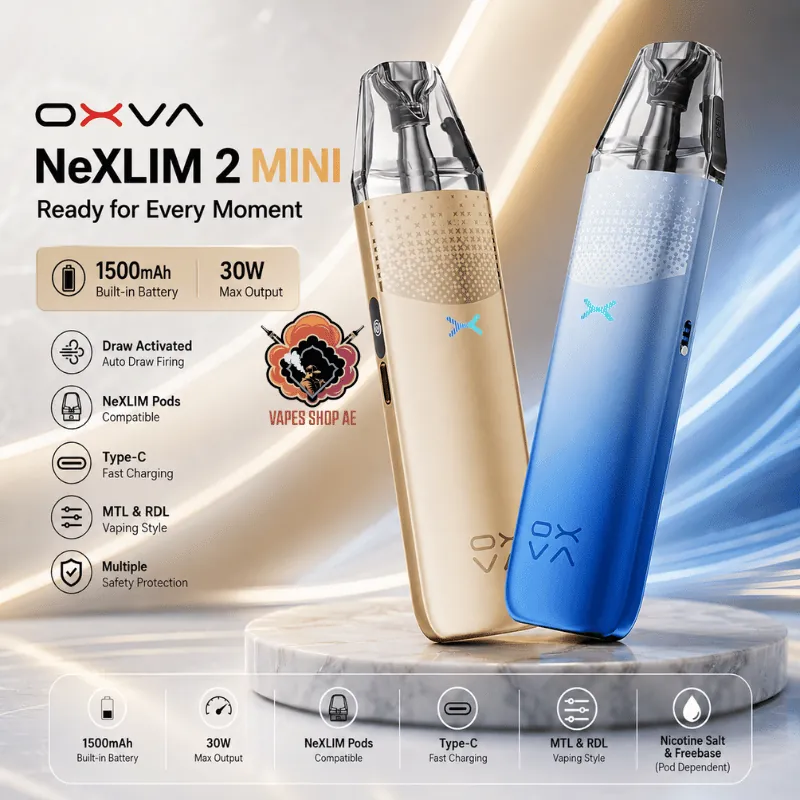 OXVA NeXLIM 2 Mini Vape Kit 1500mAh 30W in Dubai UAE