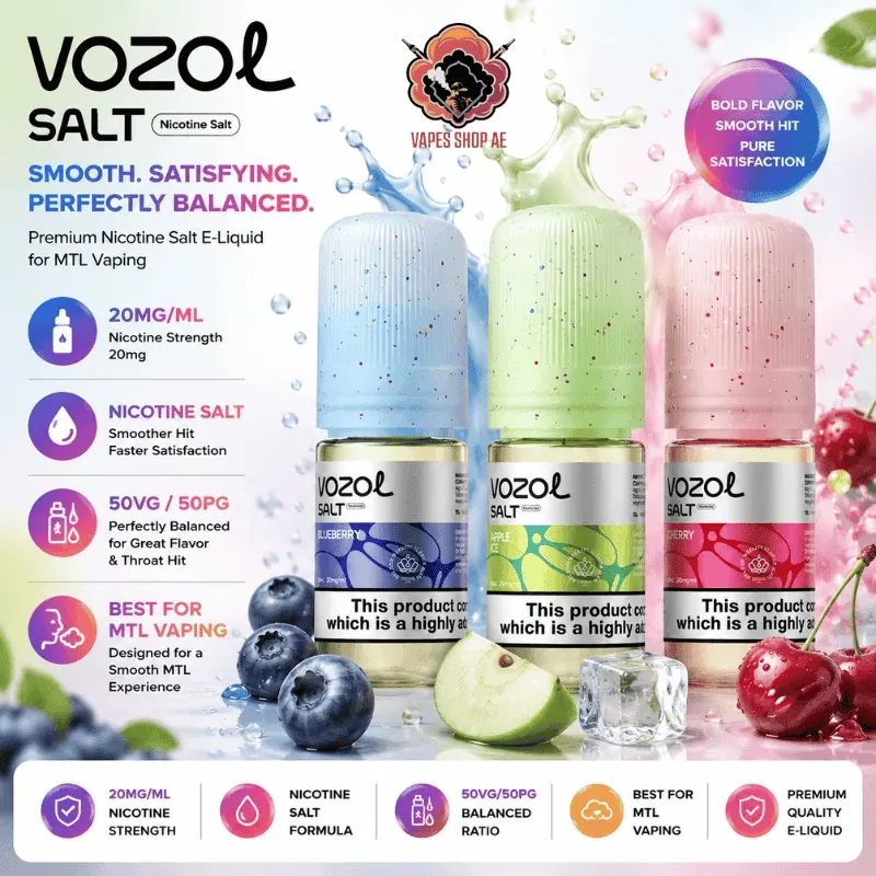 Vozol Salt Prime 30ml Salt Nic Vape Juice in Dubai UAE