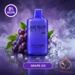 airbar nano 0 zero nicotine 1200 puffs disposable vape grape ice