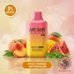 airbar nano 0 zero nicotine 1200 puffs disposable vape peach mango watermelon