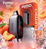 fummo king 20mg 40000 puffs disposable vape peach ice