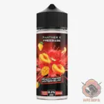 panther x series freebase 3mg nicotine vape juice peach mango watermelon