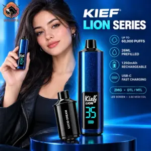 Kief Lion 60000 Puffs 2mg Nicotine DTL Disposable Vape