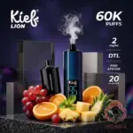 Kief Lion 60000 Puffs 2mg Disposable Vape - Super Rainbow flavour
